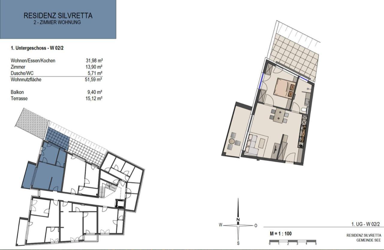 Charmantes Apartment In Der Residenz Silvretta - Inklusive Silvretta Card Premium See Εξωτερικό φωτογραφία